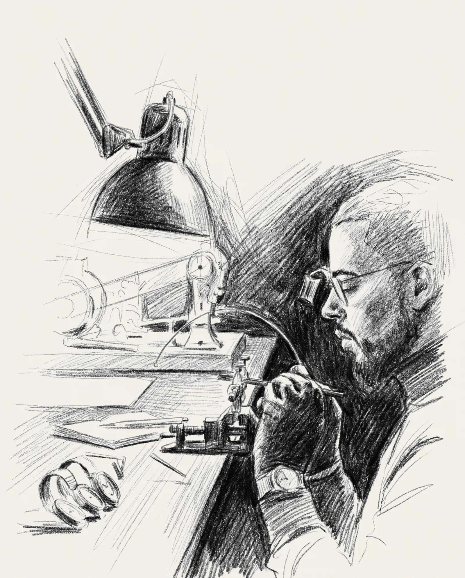 Felipe working